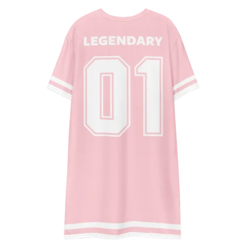 Bitcoin x Cryptology Pale Pink T-Shirt Dress