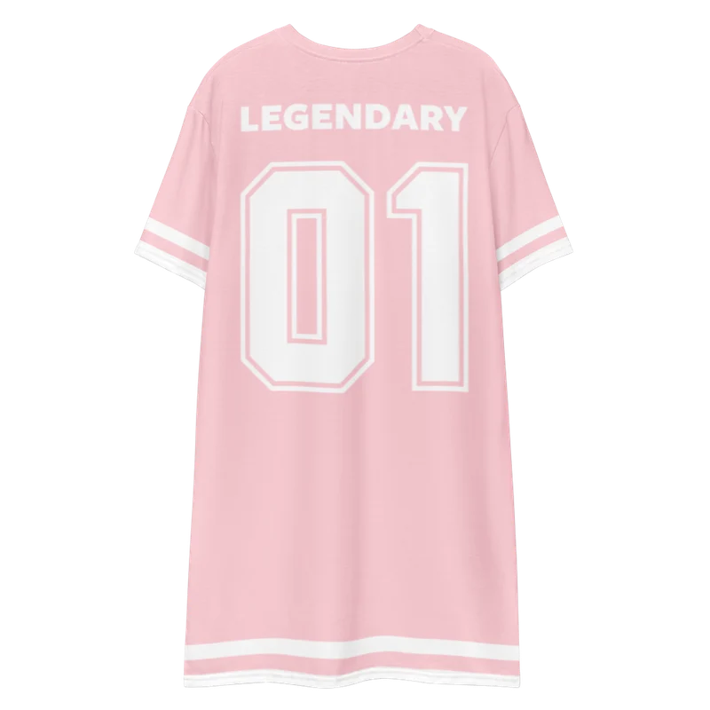 Bitcoin x Cryptology Pale Pink T-Shirt Dress