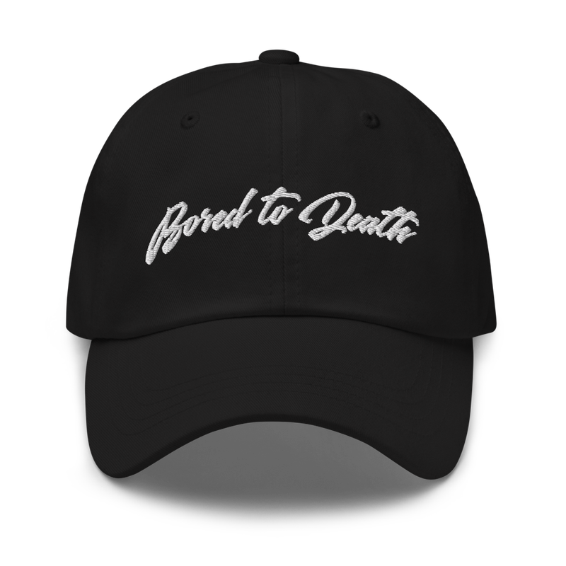 classic dad hat black front 625dbc8718550 - Bored to Death Baseball Hat