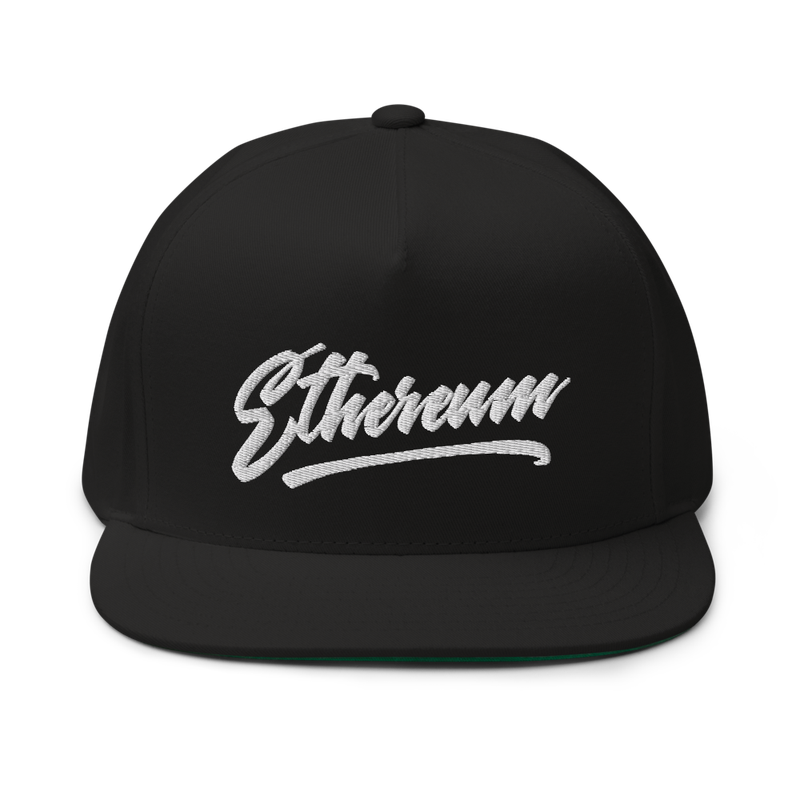 Ethereum Calligraphy Logo Snapback Hat