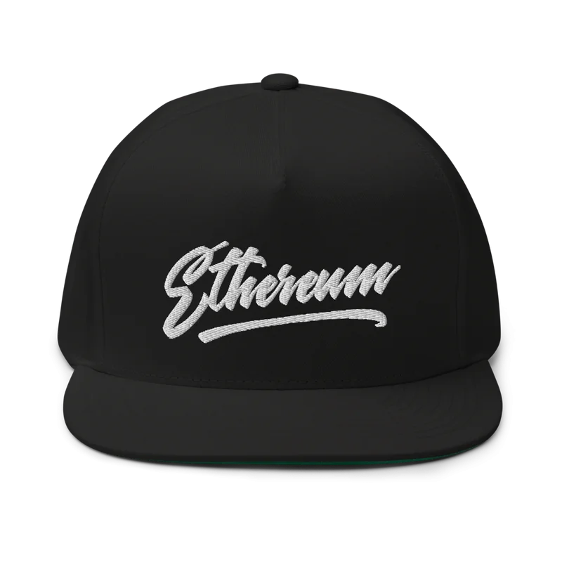 Ethereum Calligraphy Logo Snapback Hat - Image 3