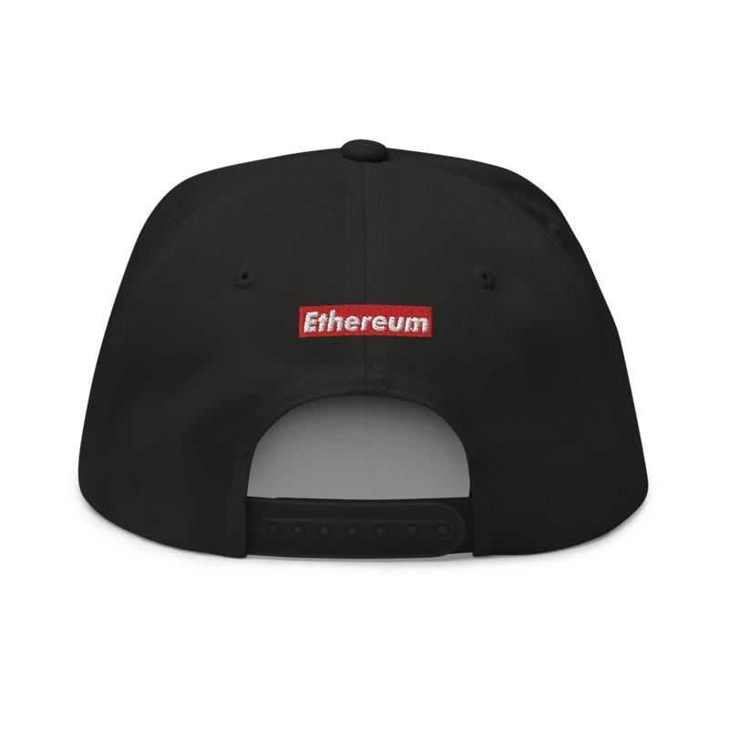 Ethereum Calligraphy Logo Snapback Hat