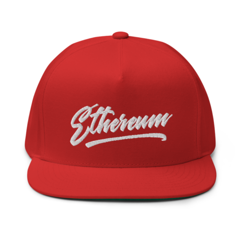 Ethereum Calligraphy Logo Snapback Hat