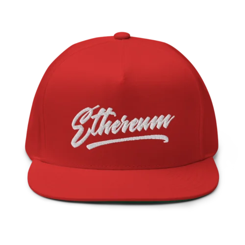 Ethereum Calligraphy Logo Snapback Hat