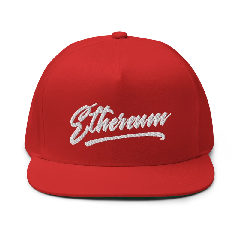 Ethereum Calligraphy Logo Snapback Hat