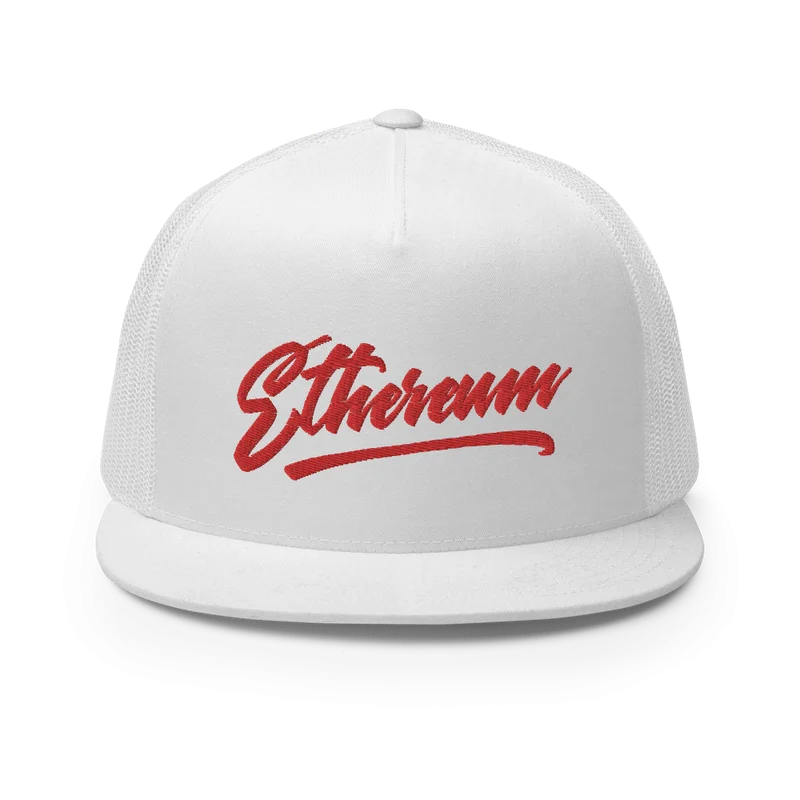 Ethereum Calligraphy Logo Trucker Cap - Image 4
