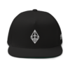 Ethereum Outline Logo Snapback Hat