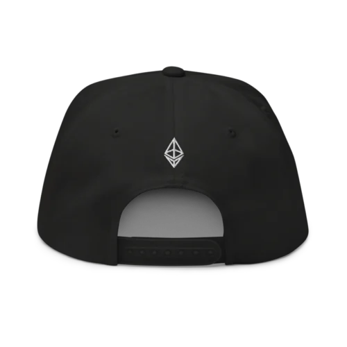 Ethereum Outline Logo Snapback Hat