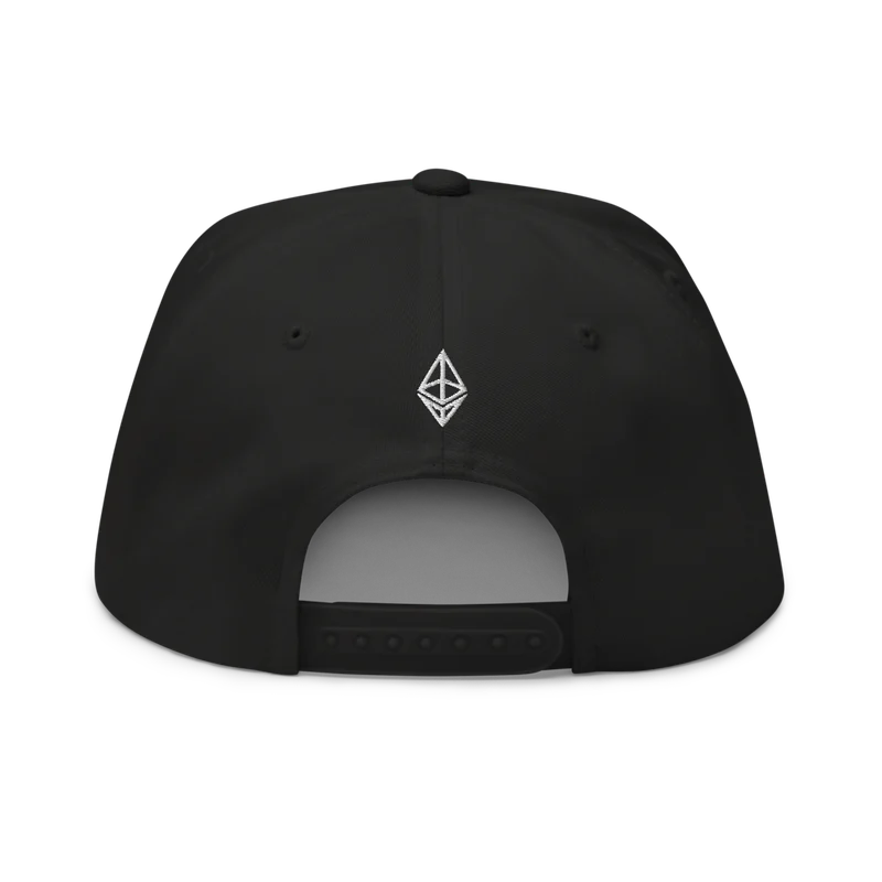 Ethereum Outline Logo Snapback Hat
