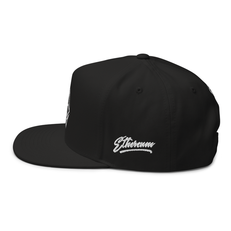 Ethereum Outline Logo Snapback Hat