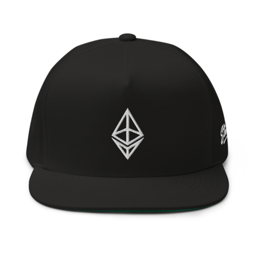 Ethereum Outline Logo Snapback Hat