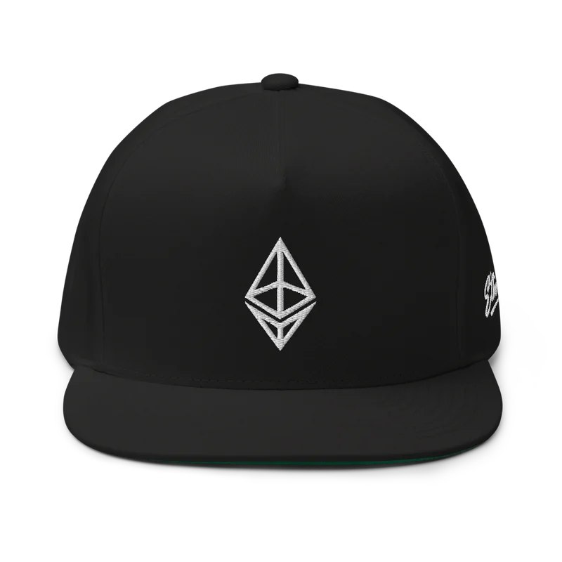 Ethereum Outline Logo Snapback Hat
