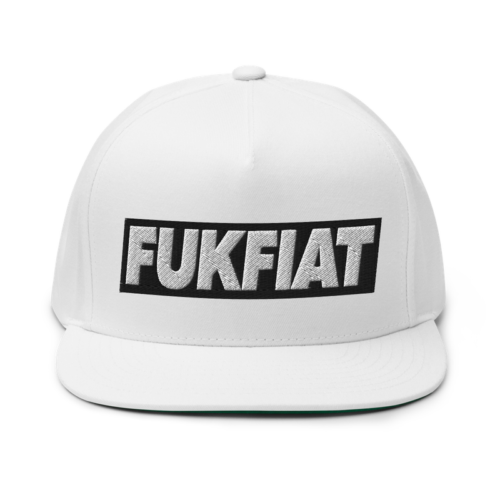 FUKFIAT Cryptocurrency 3D Snapback Hat