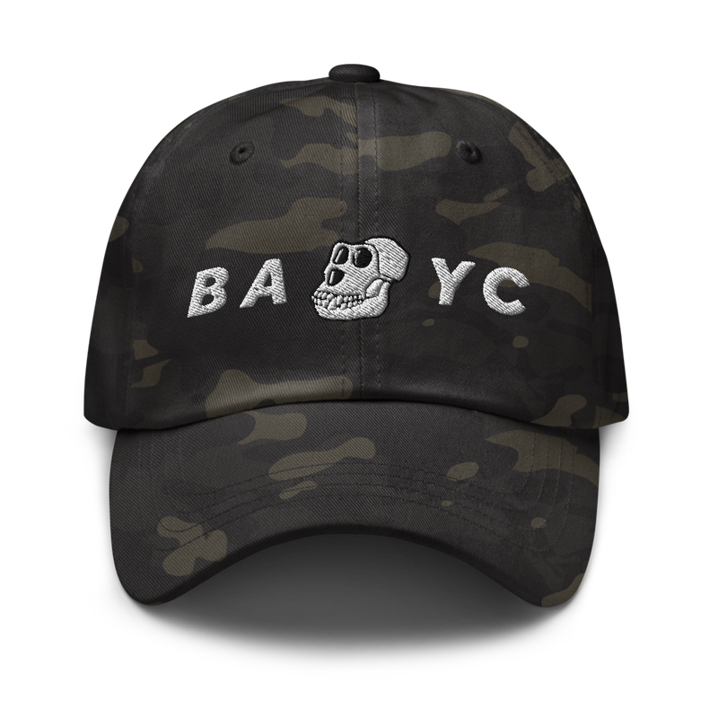 multicam dad hat multicam black front 625db17f51ab6 - BAYC Black Camouflage Baseball Hat