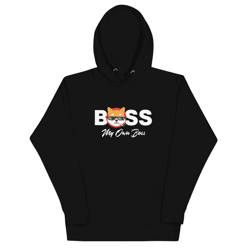 unisex premium hoodie black front 624a207521caa - Shiba Inu My Own Boss Hoodie