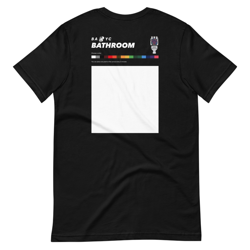 unisex staple t shirt black back 626d6c0b8243c - BAYC Bathroom T-Shirt