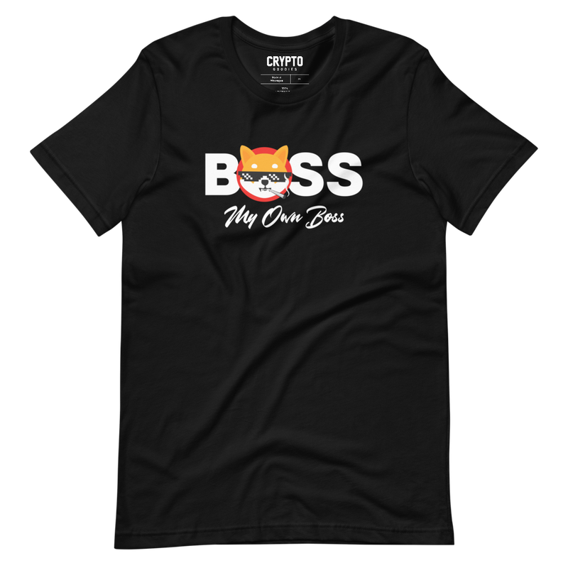 unisex staple t shirt black front 624a1ff5441e8 - Shiba Inu My Own Boss T-Shirt