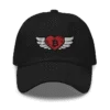Bitcoin Heart x Angel Wings Baseball Cap