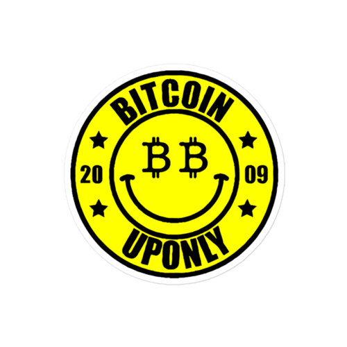 Bitcoin Up Only Sticker