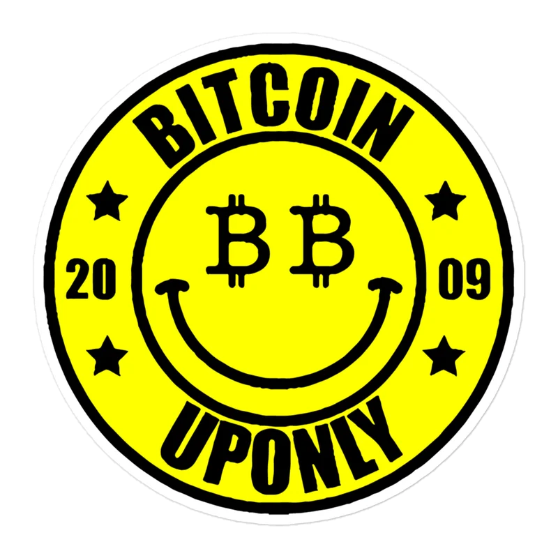 Bitcoin Up Only Sticker - Image 3