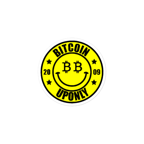 Bitcoin Up Only Sticker