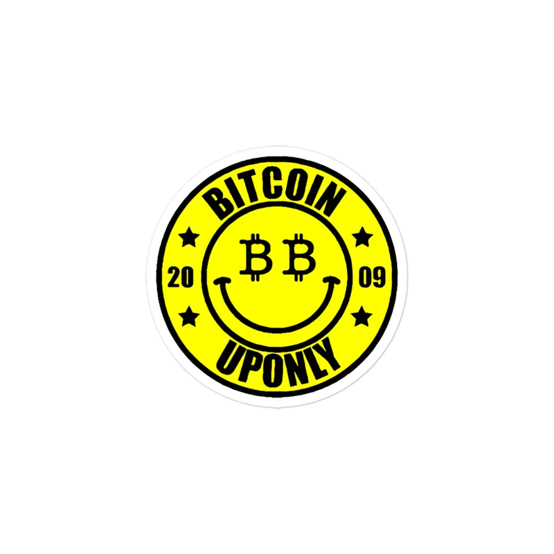 Bitcoin Up Only Sticker