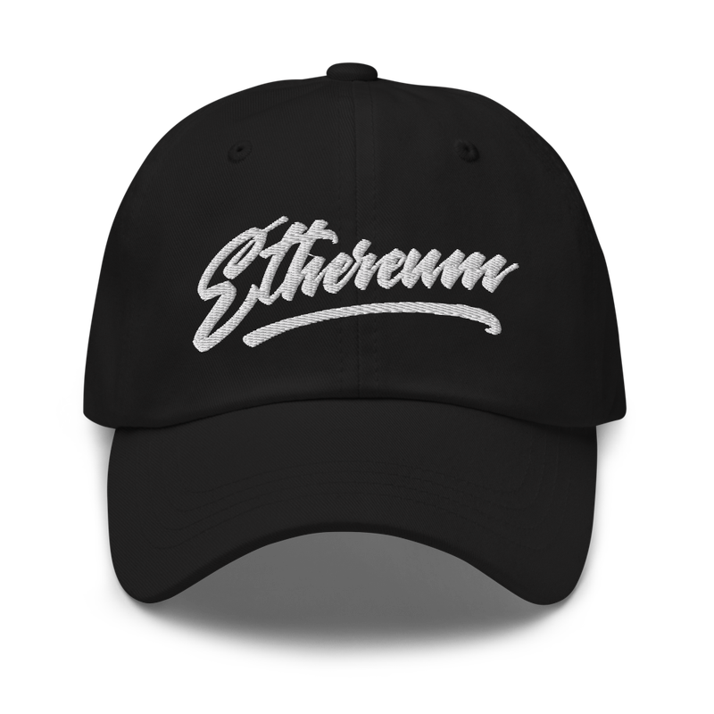 classic dad hat black front 6281246bb838a - Ethereum Baseball Cap