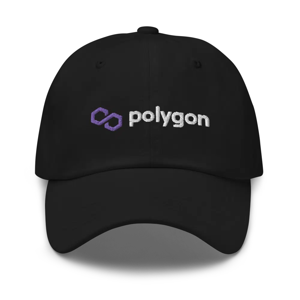 classic dad hat black front 62812a2d52d7e - Polygon Baseball Cap