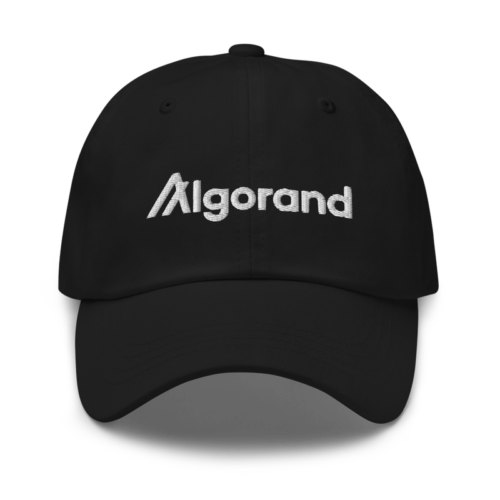 classic dad hat black front 62814f3745129 - Algorand Baseball Cap