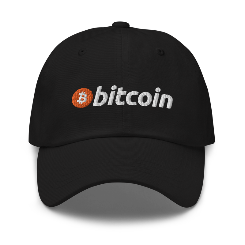 classic dad hat black front 628150ed2421f - Bitcoin Original Logo Baseball Cap
