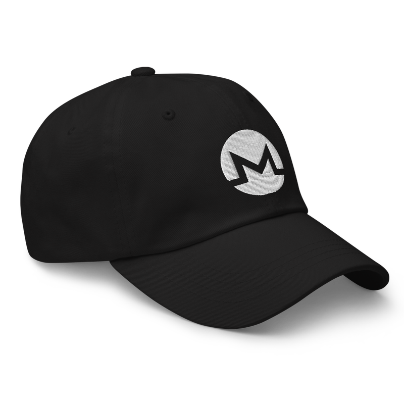 classic dad hat black right front 62812c44e3ec8 - Monero 3D Logo Baseball Cap
