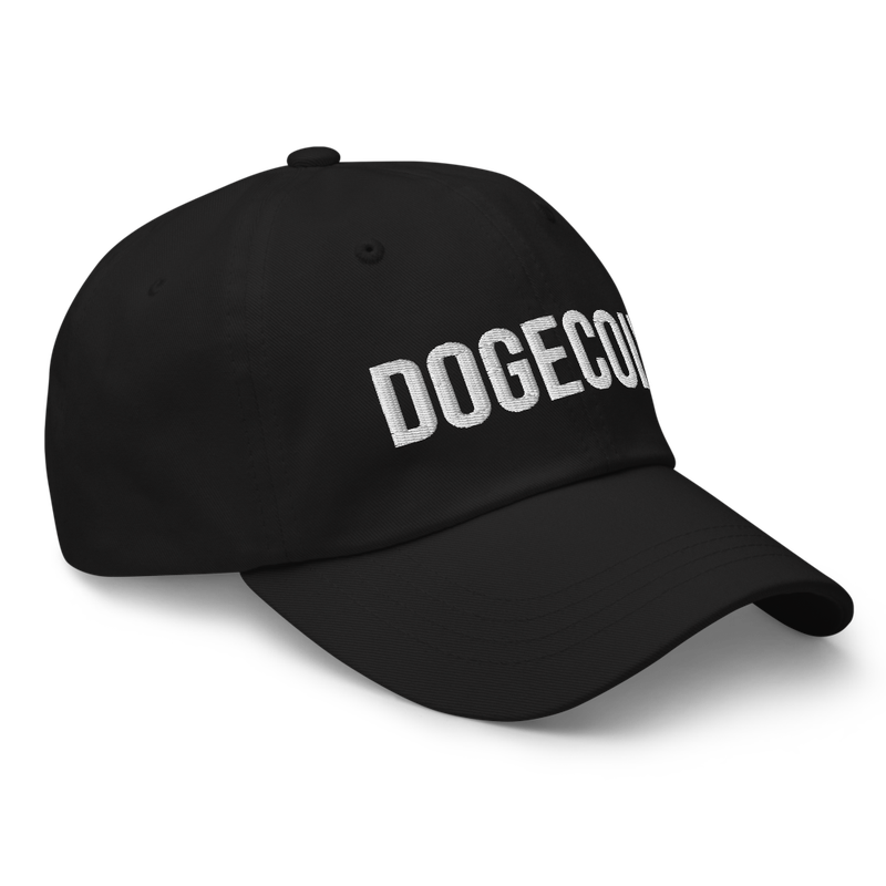 classic dad hat black right front 628142eb1f5a2 - DOGECOIN Baseball Cap