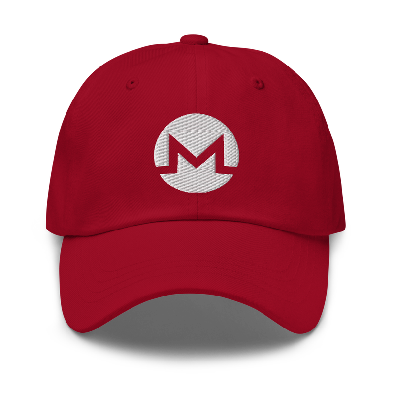Monero 3D Logo Baseball Cap