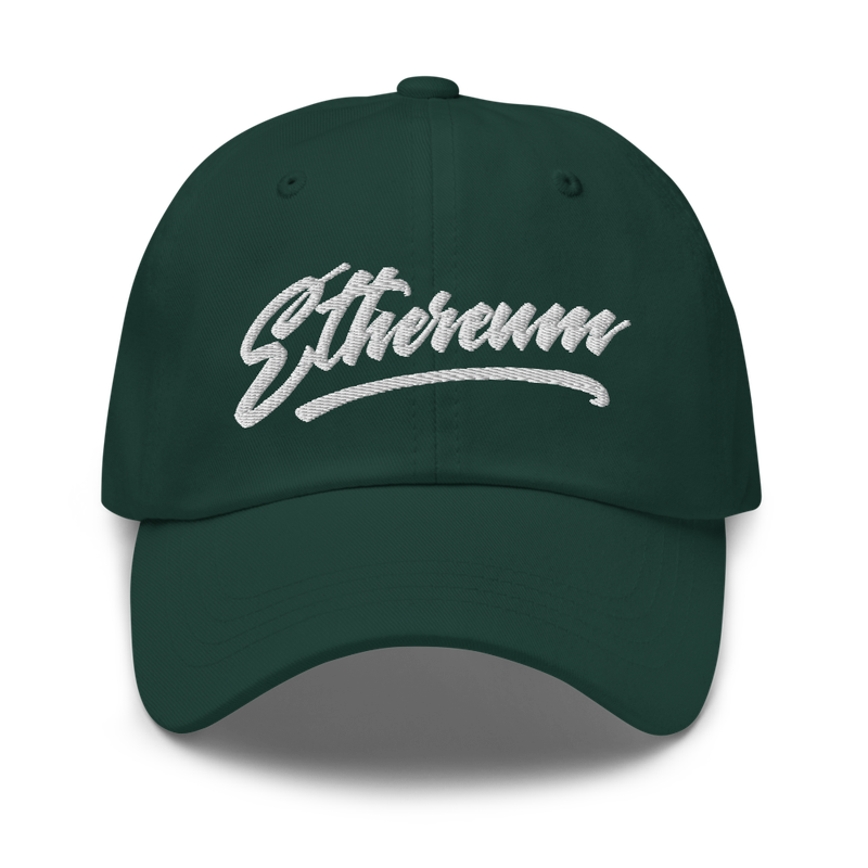 classic dad hat spruce front 6281246bb815f - Ethereum Baseball Cap
