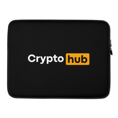 Crypto Hub Laptop Sleeve