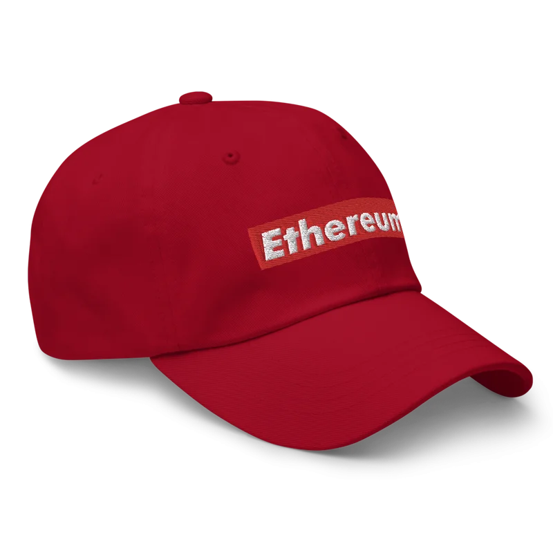 Ethereum (RED) Baseball Cap - Image 4
