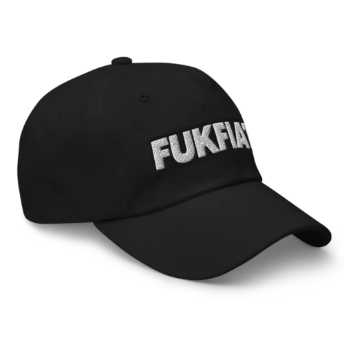 FUKFIAT Cryptocurrency Baseball Cap