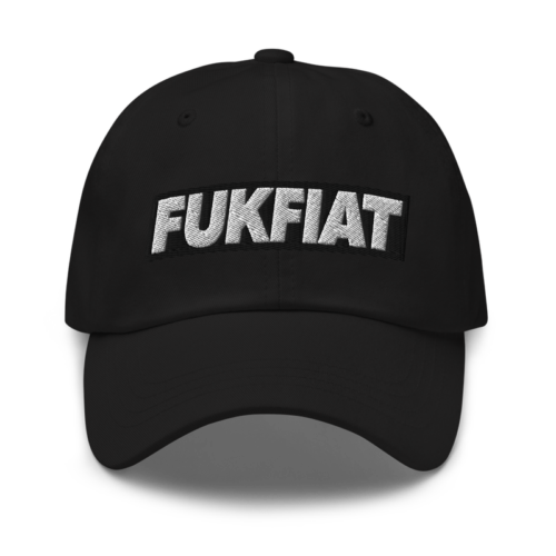 FUKFIAT Cryptocurrency Baseball Cap