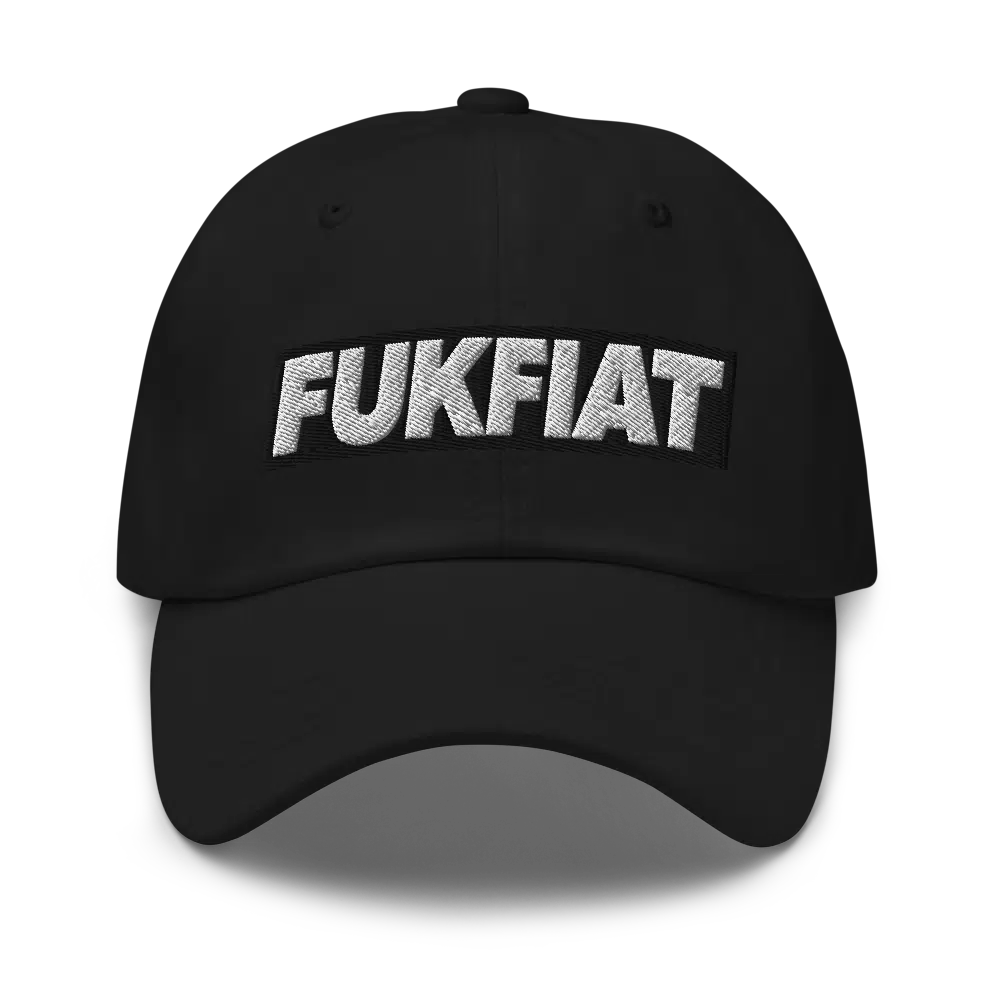 FUKFIAT Cryptocurrency Baseball Cap