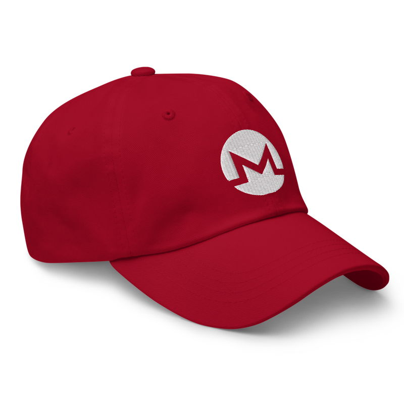 Monero 3D Logo Baseball Cap