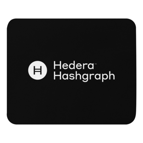mouse pad white front 6287651cb2aa5 - Hedera Hashgraph Mouse Pad