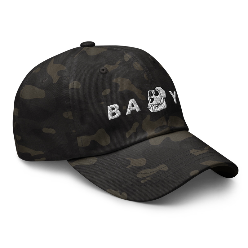 multicam dad hat multicam black right front 627c1bf8df57f - BAYC Black Camouflage Baseball Hat