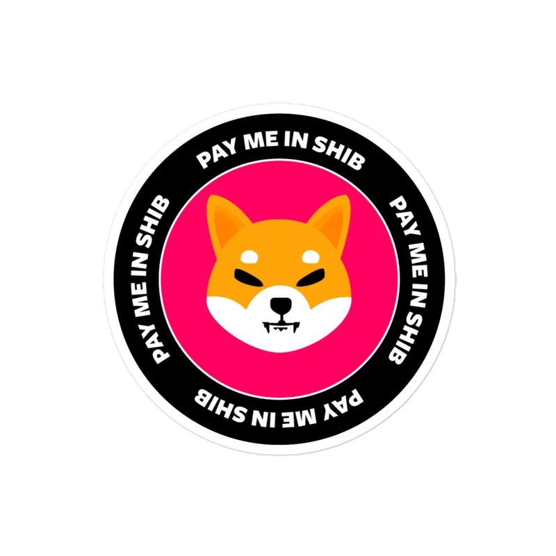 Pay Me In SHIB Sticker