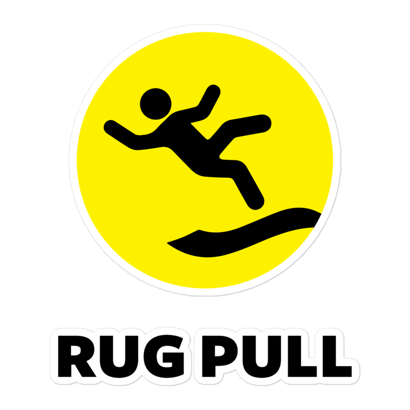 Rug Pull Sticker