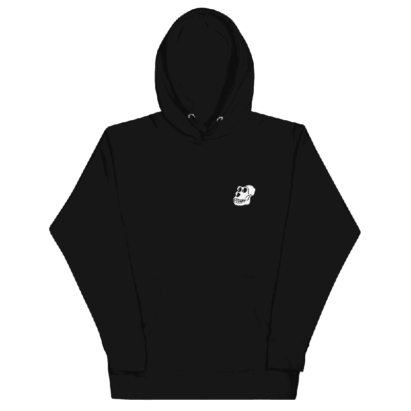 unisex premium hoodie black front 6276e6626a06e - Bored Ape Yacht Club Logo Hoodie