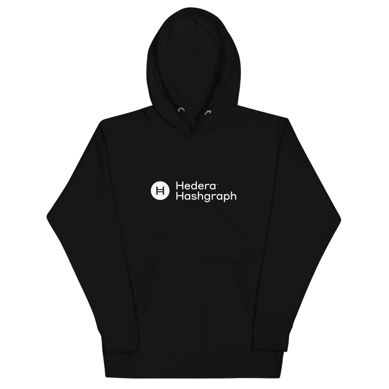 unisex premium hoodie black front 6287639db2203 - Hedera Hashgraph Hoodie