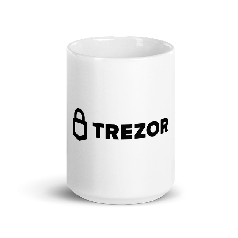 white glossy mug 15oz front view 627d619069fd3 - Trezor Mug