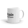 Bitcoin Accepted Here Mug