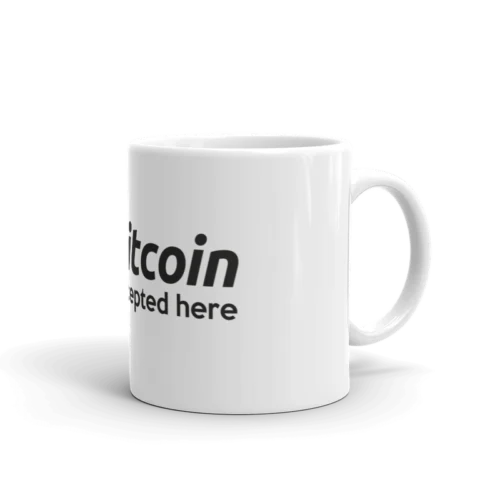 Bitcoin Accepted Here Mug