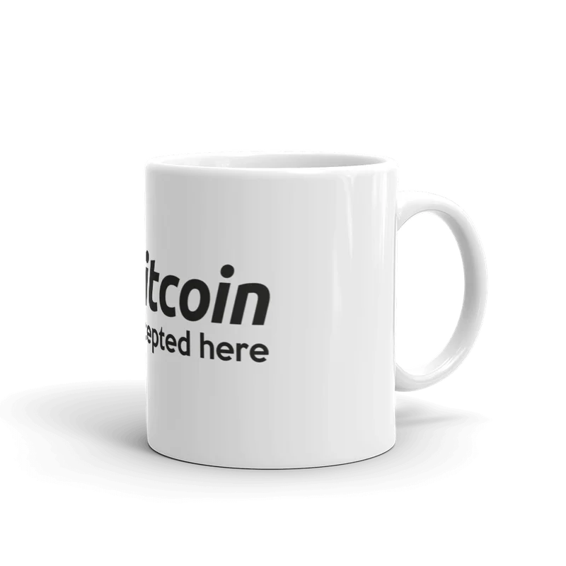 Bitcoin Accepted Here Mug